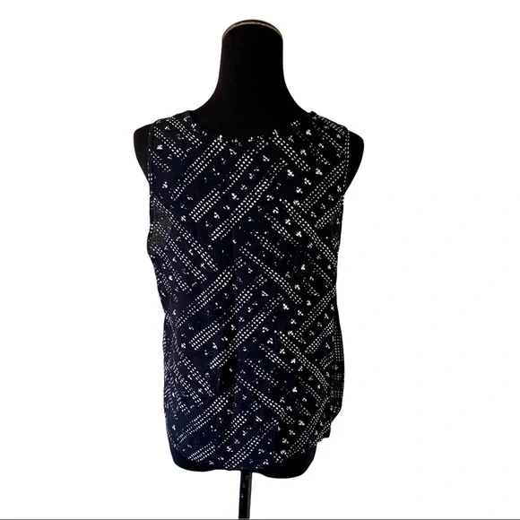 FREE PEOPLE NWT Crinkle Look Through Top in Black Combo Size Small - Picture 4 of 9